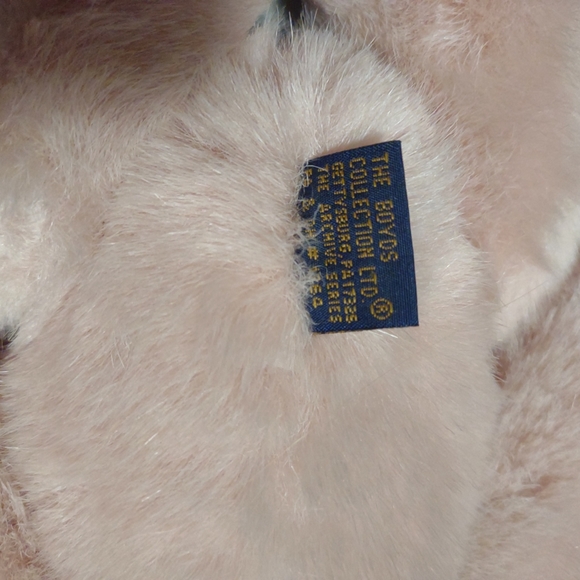 Boyds Bear Plush, Guinevere Pink & White Jointed archive collection W/ Tags - Picture 5 of 8